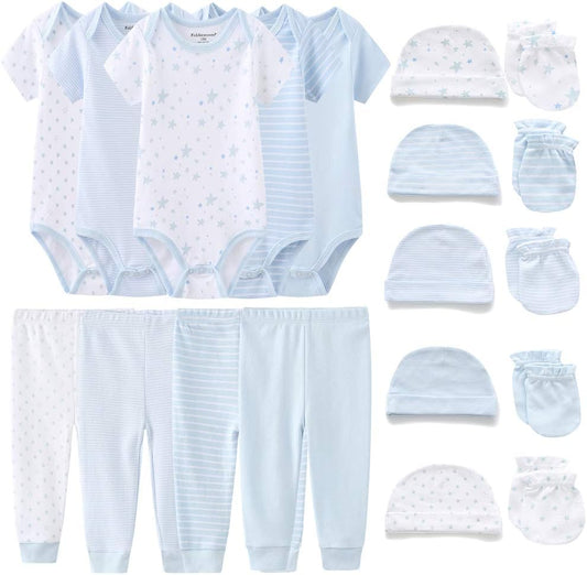 Unisex Baby Layette Essentials Giftset Clothing Set 19-Piece